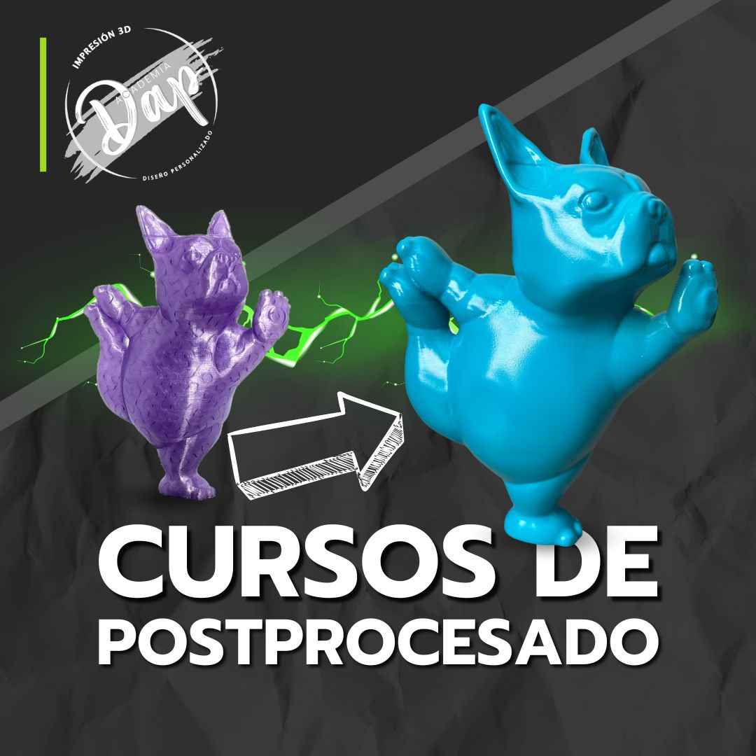 Curso de Postprocesado - Impresión 3D con PLA