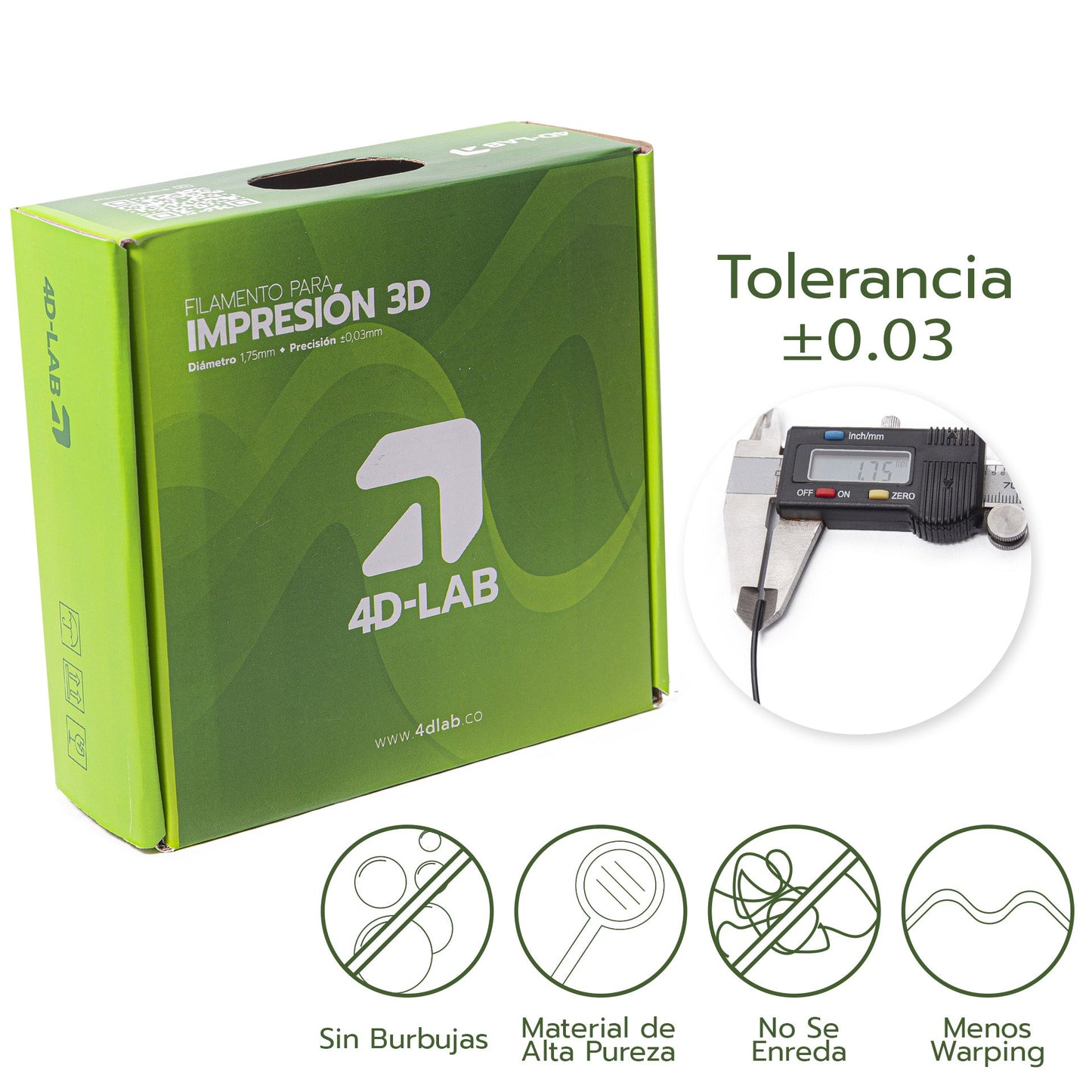 PLA SEDA METALIZADO (1 KG)