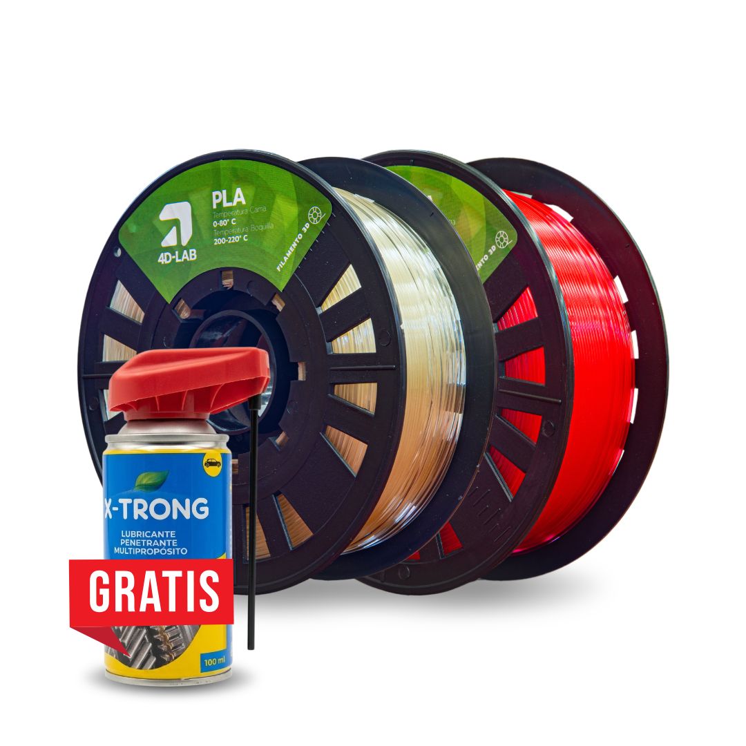 2 kilos de PLA + lubricante gratis