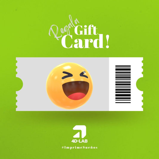 Tarjeta de Regalo 4D-Lab