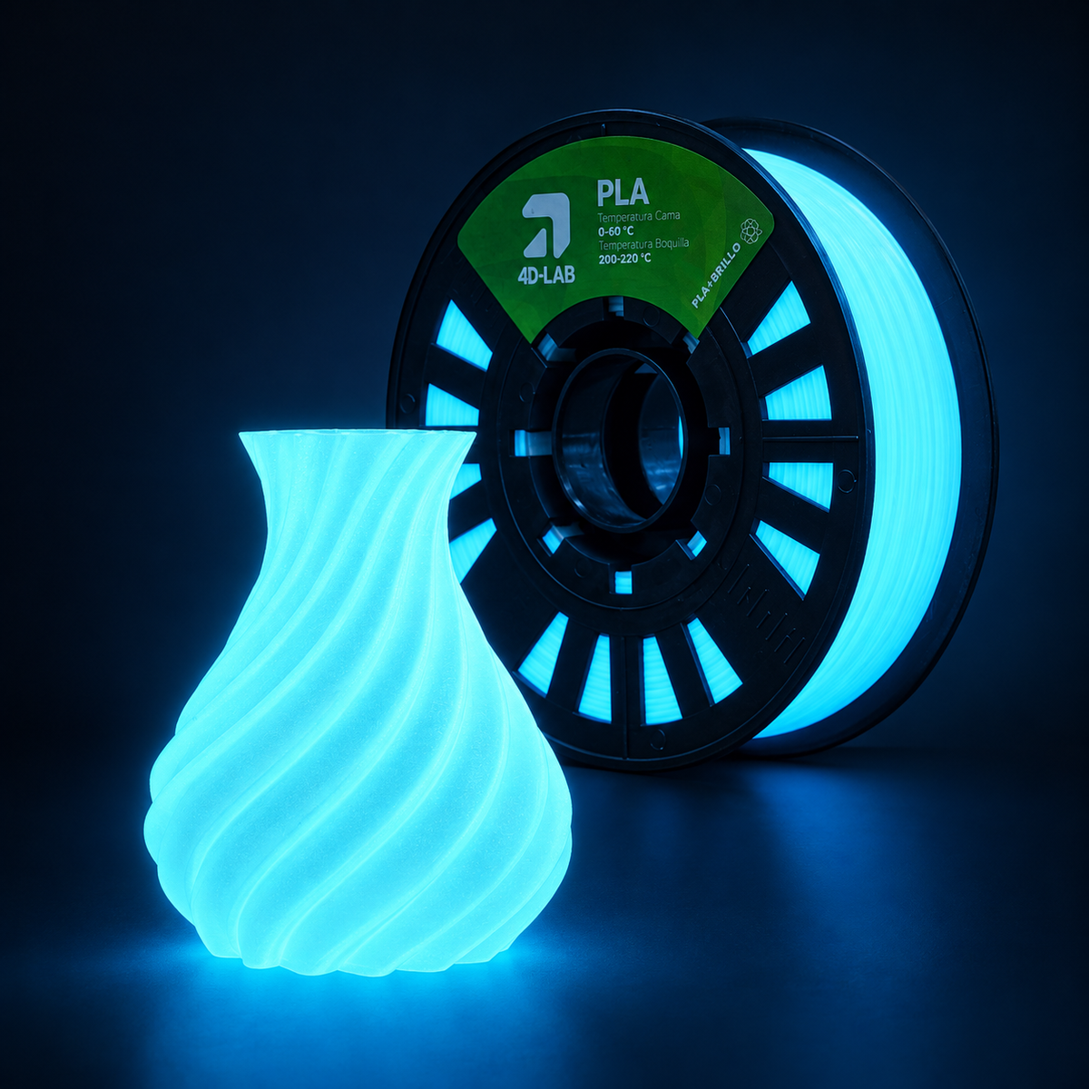 Filamento de Temporada | PLA+ Plus Blanco Luminoso(1 KG)