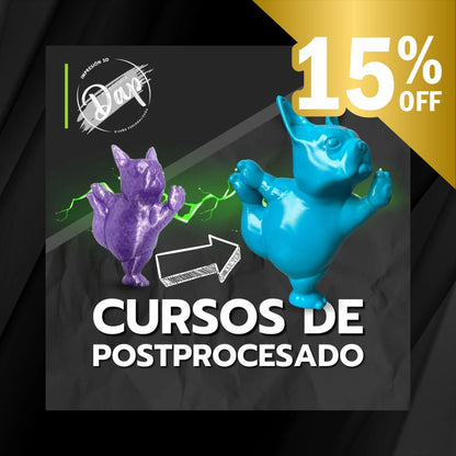 Curso de Postprocesado - Impresión 3D con PLA